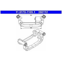 Halter Bremssattel Hinten FüR Opel Astra P10 1.8 2.0 09 Bis 26 ATE A13DTE A17DTR
