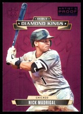 2021 Diamond Kings Debut Blue Artist's Proof #DDK-CW Nick Madrigal White Sox
