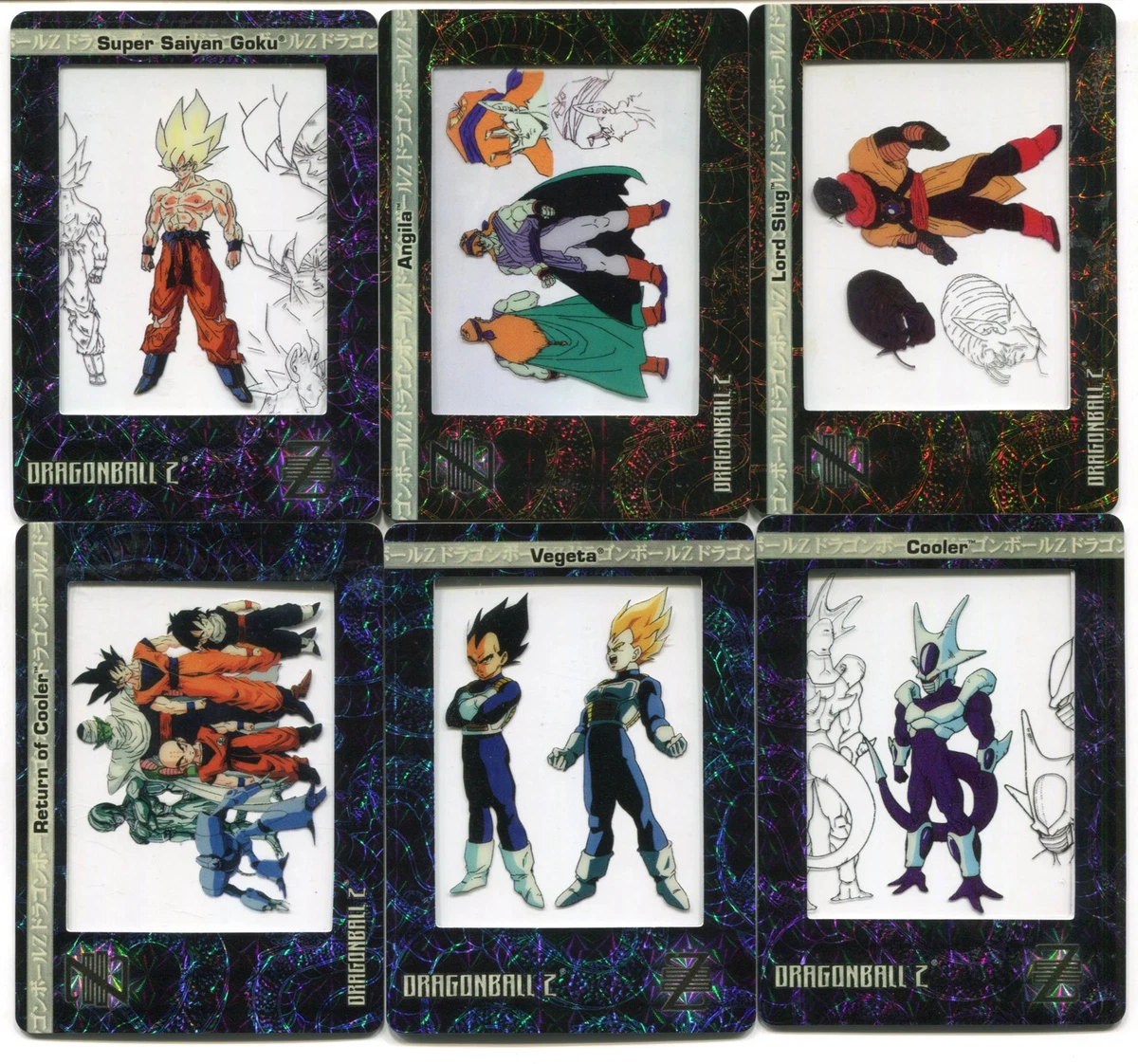 Dragon Ball Z Filmcardz Rare Chase Card Set R1-R6 Artbox 2002 | eBay