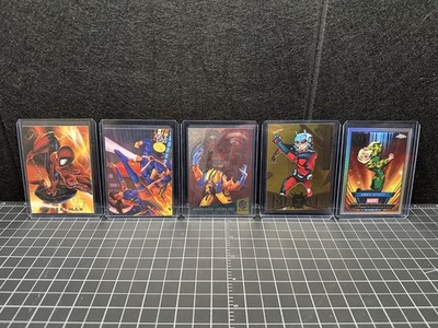 Marvel Trading Card Lot - 1994 Spider-Man, Wolverine, Ant-Man, Gwen Stacy
