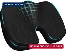 Ergonomic Seat Cushion with Memory Foam for Office Chair, Car Seat, Sciatica T
