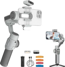 Zhiyun Smooth 5E Combo 3-Axis Gimbal Stabilizer Fill Light for iPhone Smartphone