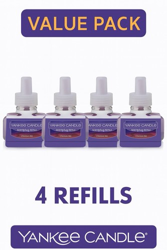 4 Yankee Candle STARGAZING Lavender & EUCALYPTUS Plug In SCENTPLUG Oil Refill