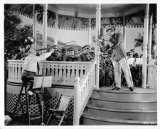 Charles Winninger gives Tommy Dorsey band musical competition a sc- Old Photo