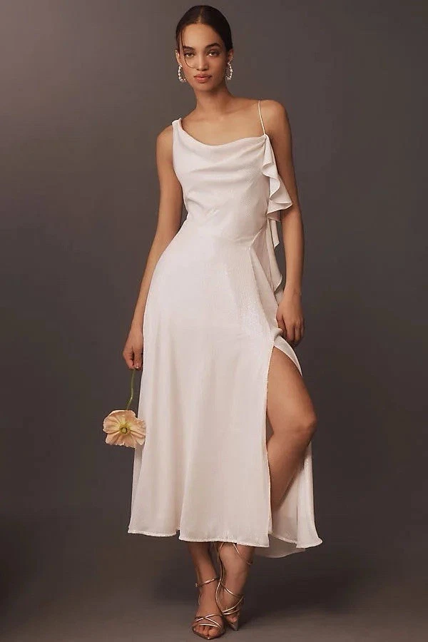 knee length dresses for ladies The Alison in Midi Length – Betty Hannah main image 0