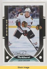 2020-21 Upper Deck Parkhurst Rookies Gold Foil Lucas Carlsson #306 READ 0b3