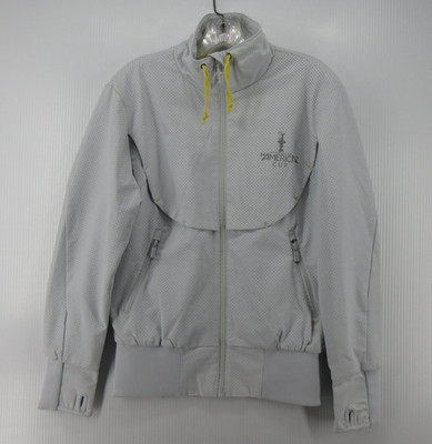 Americas Cup Jacket Women Medium Gray 34th San Francisco 2013 Sailing Active *