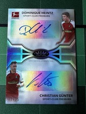 2020 Tier One Bundesliga Dual Auto /25 Dominique Heintz Christian Gunter