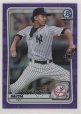 2020 Bowman Chrome Prospects Purple Refractor 204/250 Deivi Garcia #BCP-125 03co