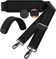 60 Inch Shoulder Strap, Ultra-Thick and Padded with Metal Swivel 60" Dark Blue
