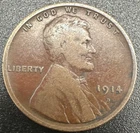 1914-D Lincoln Wheat Cent Penny *Rare* Key Date Coin!