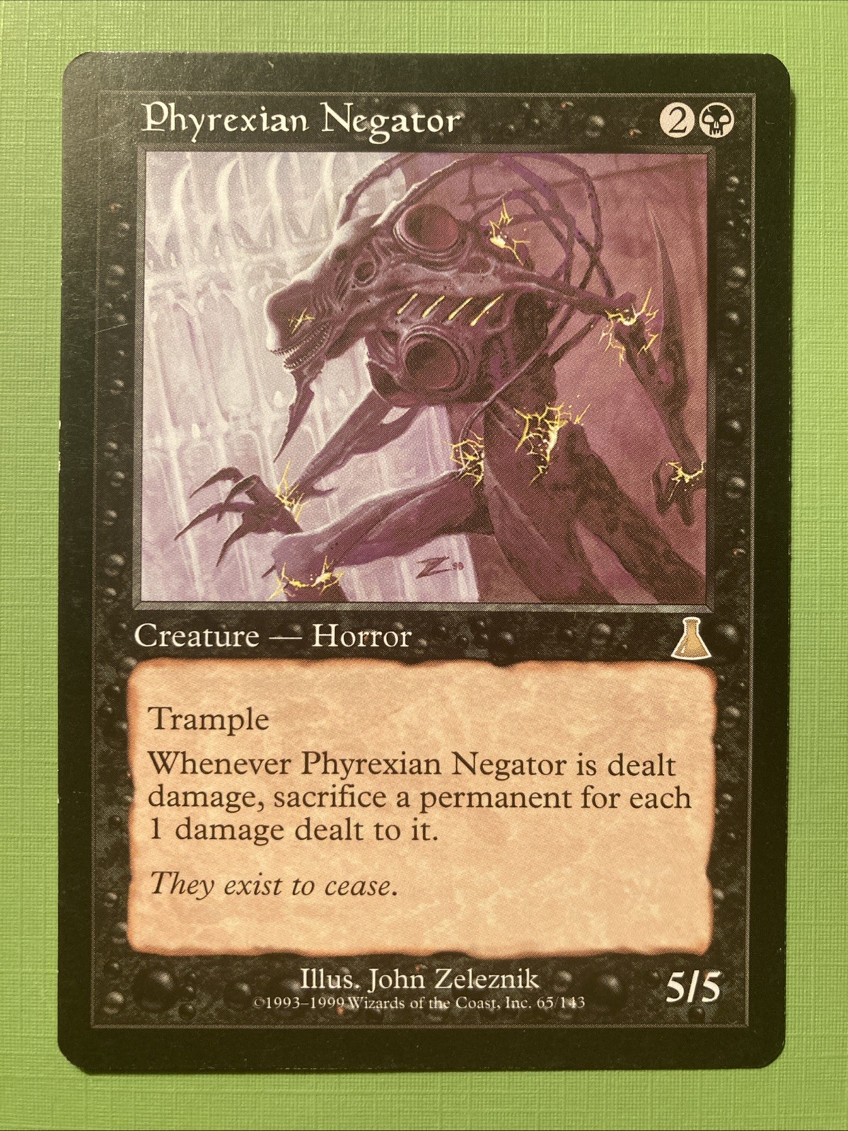 MTG - Phyrexian Negator - Urza's Destiny - NM/LP