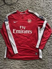 Arsenal Football Jersey 2008-10 Men Soccer Shirt Size L Fabregas #4