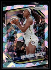 Diamond Miller 2025 Panini Prizm WNBA Ice Prizm Card #27