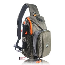 Fly Fishing Sling Pack Shoulder Tackle Bag with Rod Holder