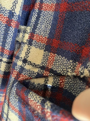 1940s Vintage WW2 Sportclad Plaid Cinch-Back Short Wool Jacket Antique Workwear - Picture 10 of 24