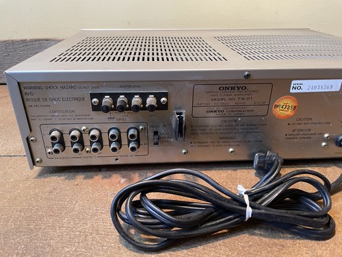 Onkyo TX-21 Stereo Amplifier AM/FM Tuner Working! - Picture 6 of 6