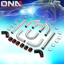 8Pcs 3"OD Straight 90 180 Degree U-Bend Pipes Intercooler Tube Air Intake Hose