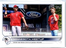 2022 Topps #122 Minnesota Meetup Shohei Ohtani Maeda