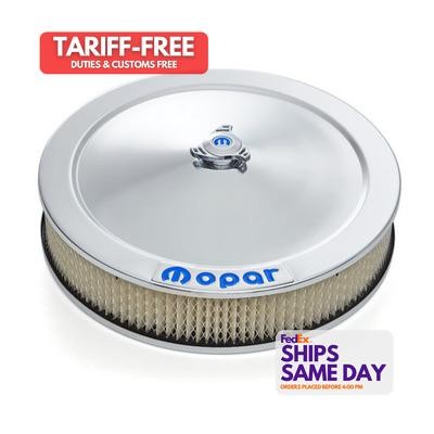 Proform 440-906, Kit 14In Air Cleaner Blue Mo Par Emblem Chrome Performance Part