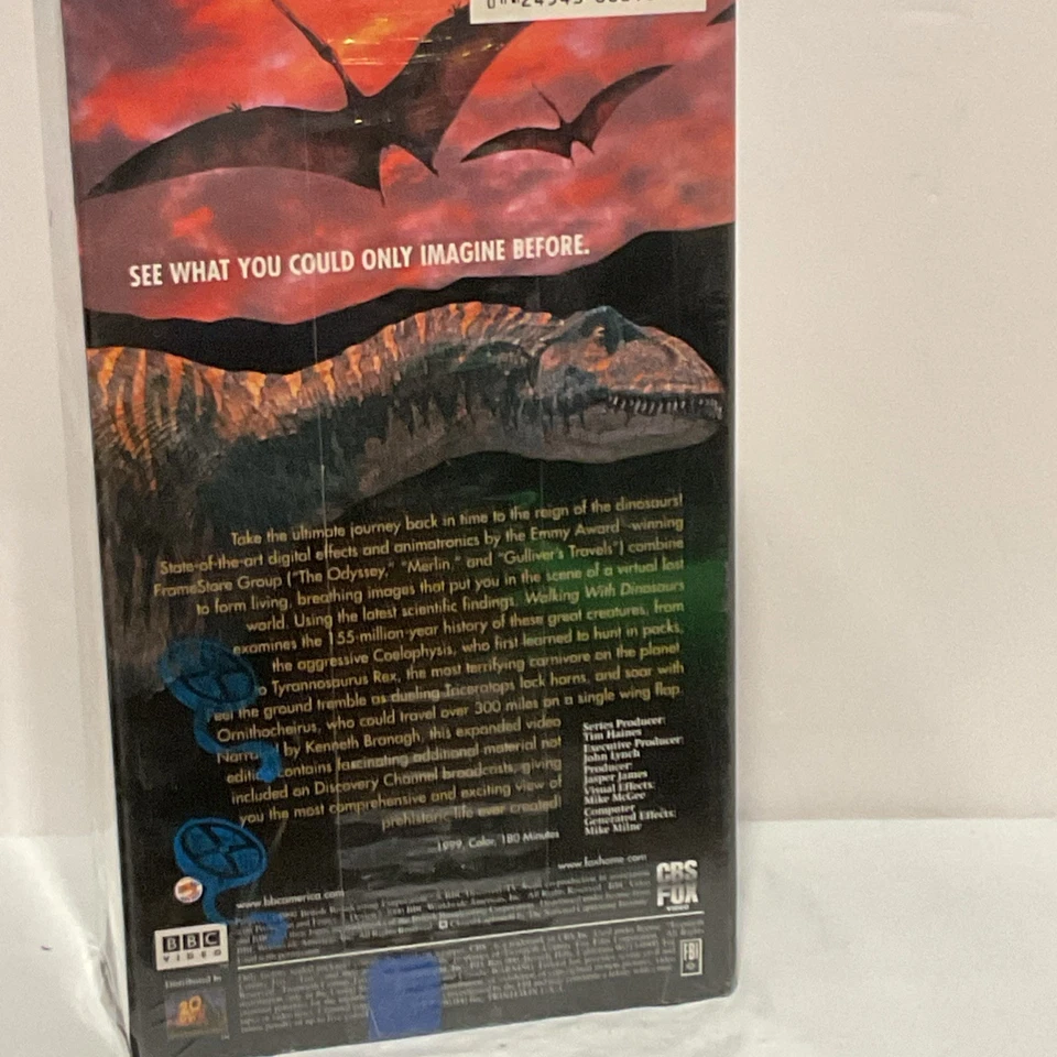 Walking with Dinosaurs VHS 2 Tape Set BBC 1999 - Image 2 of 3