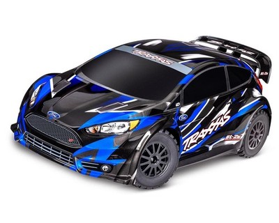 Traxxas Ford Fiesta 4x4 BL-2S Brushless 1/10 RTR AWD Rally Car (Blue)