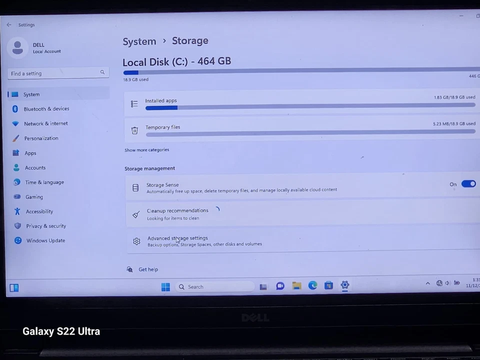 戴尔 15-3542 15.6 英寸触摸屏幕 4GB,500GB SOTRAGE WIN 11 100% 电池 SD 卡!! — 第 3/4 张图片