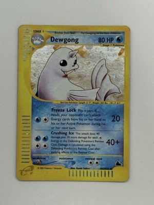Pokemon TCG Dewgong H6/H32 Skyridge Holo E-Reader