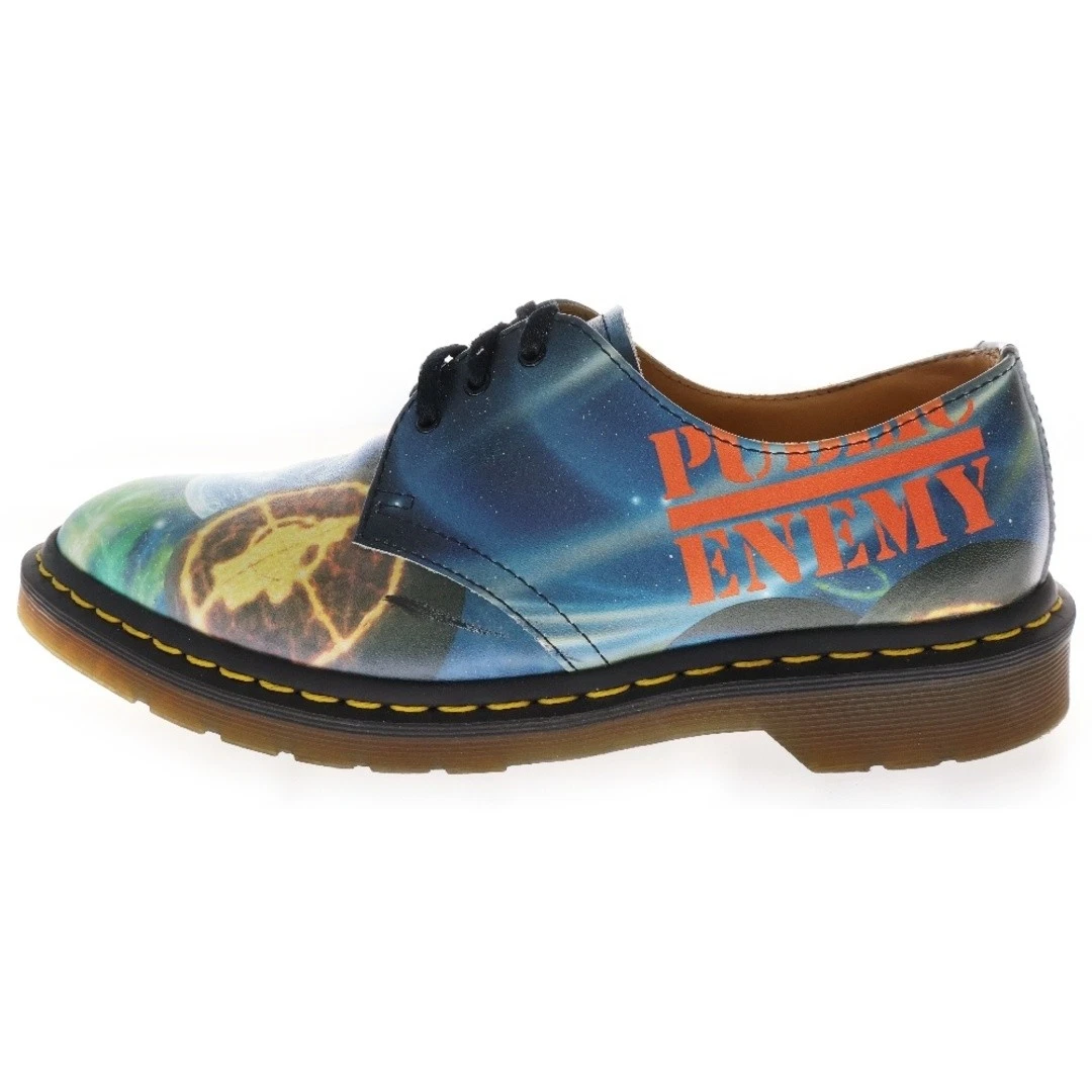 SUPREME 18SS x UNDERCOVER Dr. Martens Public Enemy 3 trous chaussure multicolore d'occasion