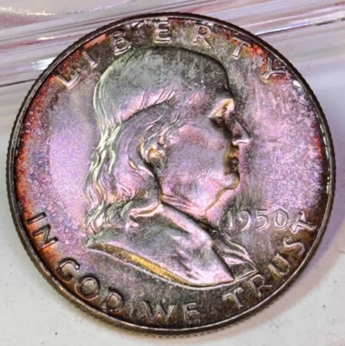 1950 Franklin Half Dollar SUPERB GEM BU FBL MONSTER  TOMING!!!