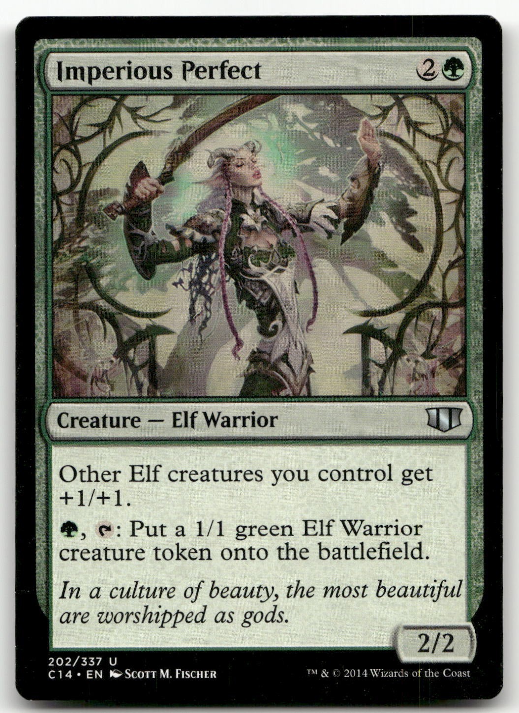 Imperious Perfect #202 (NM) Commander 2014 C14 Magic MTG
