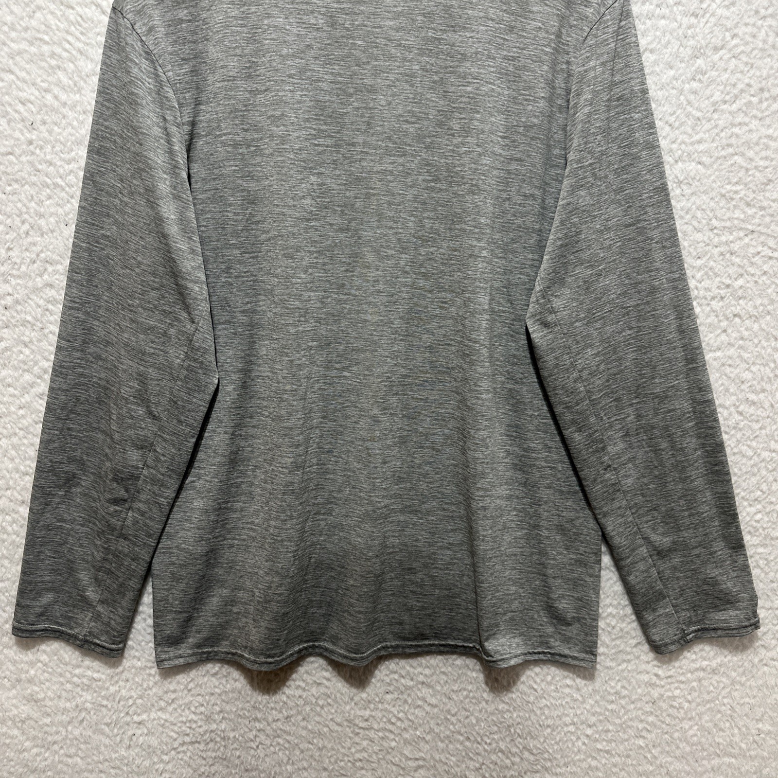 Patagonia Men's Long-Sleeve Shirt Size L Capilene Base layer Daily Heather Gray thumbnail 8