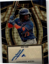 2024 Panini Select #SS-LA Luisangel Acuna Gold Vinyl Prizms #/1