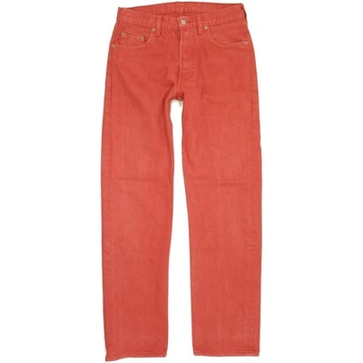 Levi's 501 Homme Rouge Straight Regular Jeans W31 L32 (109325) - Photo 1/4