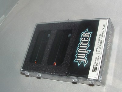 Seymour Duncan Wes Hauch BLACKENED Jupiter Rails Pickup Set   New with Warranty
