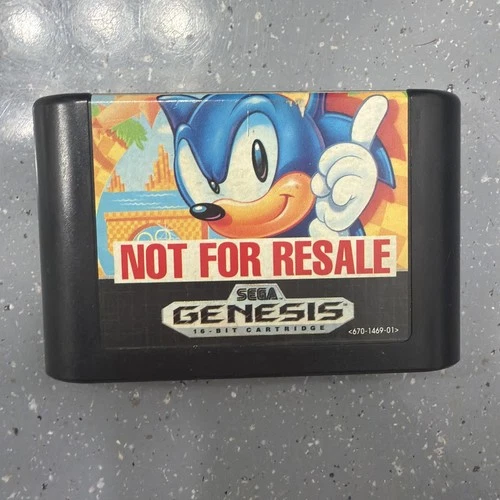 Sonic the Hedgehog [Not for Resale] (Sega Genesis, 1991)