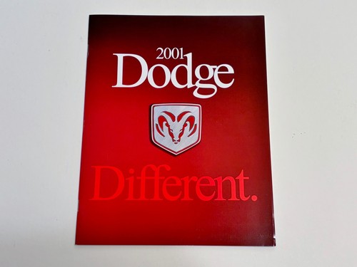 2001 DODGE CAR AND TRUCK FULL-LINE SALES BROCHURE CATALOG IN EXCELLENT CONDITION
