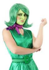 Women's Disney Inside Out Disgust Wig, Scarf  Belt Kit