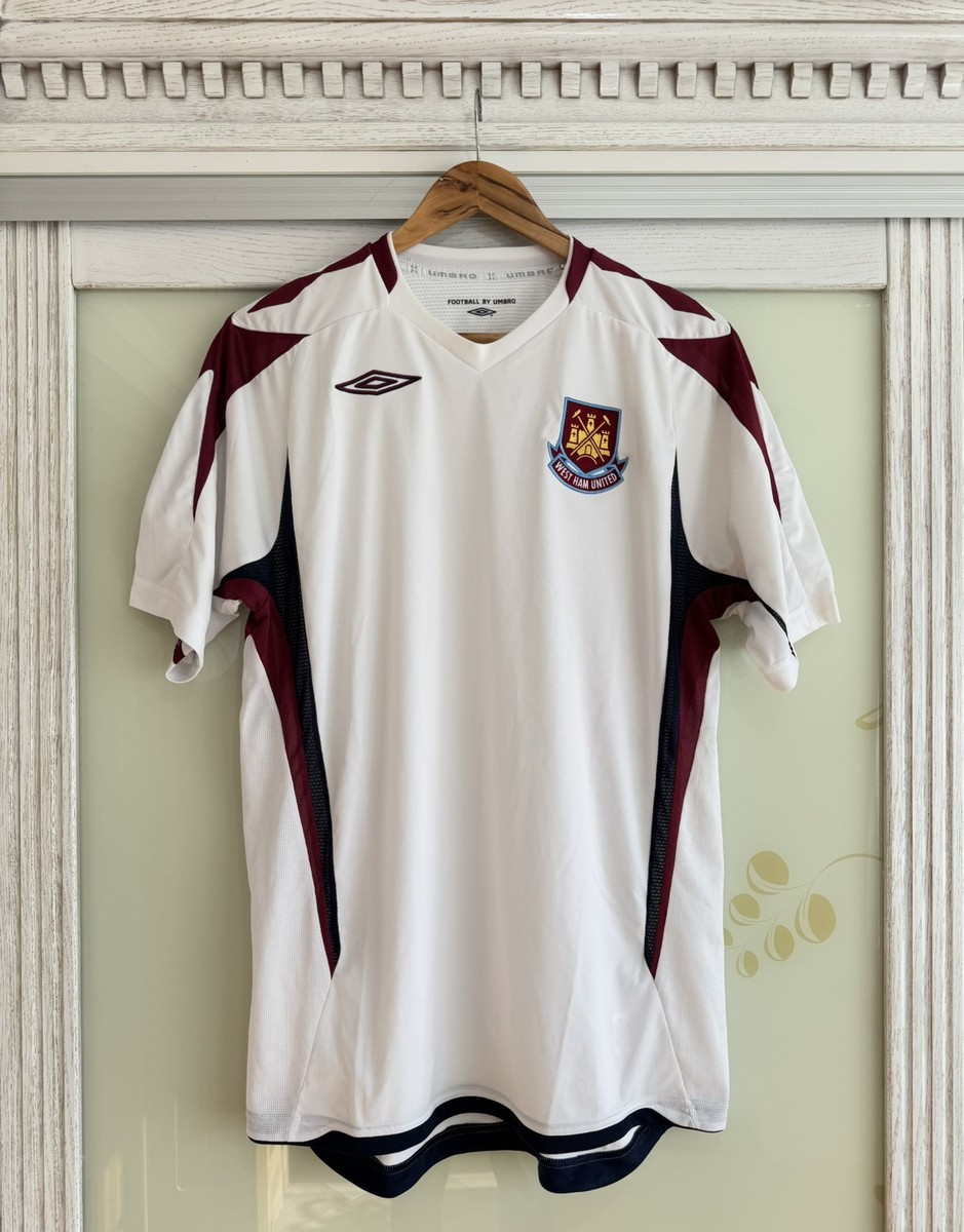 West Ham United Home Camiseta de Fútbol 2010 - 2011. Sponsored by SBOBET