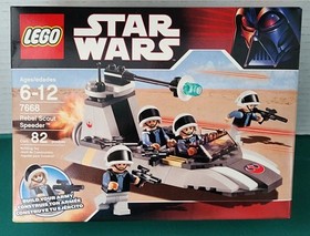 LEGO Star Wars Rebel Scout Speeder Set (#7668-2008) Box & Instructions Included