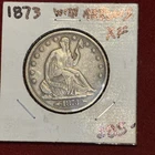 1873 SEATED LIBERTY HALF DOLLAR ARROWS