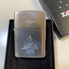 Zippo Lighter New Unused 2003 Serial No 175 Etched Finish