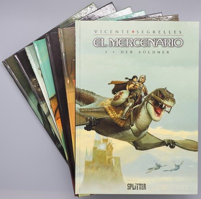 El Mercenario 1-14 Auswahl inkl. Druck HC Fantasy Comic Album Splitter Verlag