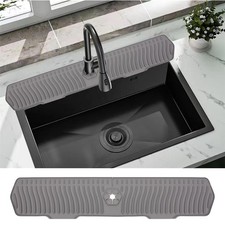 30 Inch Sink Splash Guard, Large Size Kitchen Sink Splash Guard, Longer Silic...