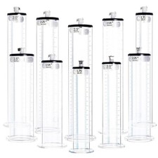 Acrylic Cylinder WIDE Flange Untapered 3 mm Thick Walls for Penis Vacuum Pump