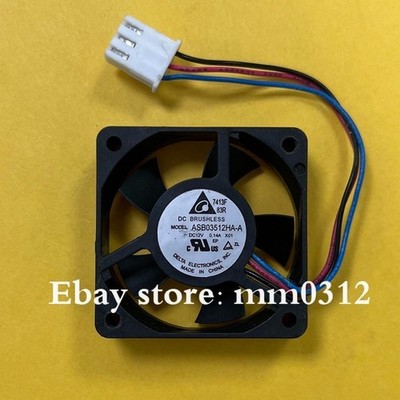 1pcs    ASB03512HA-A 3510 12V 0.14A 3.5CM 3-wire mute cooling fan *ll