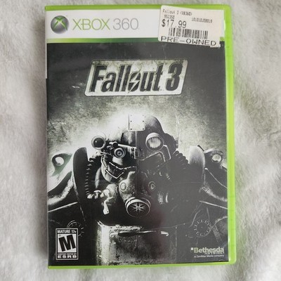 Fallout 3 (Xbox 360) White Label CIB COMPLETE & TESTED