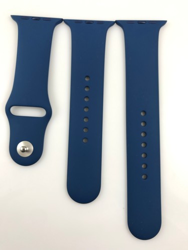 Oryginalny pasek sportowy Apple Watch Series 10 9 SE 44mm 45MM 46MM 49MM niebieski kobalt - Zdjęcie 3 z 12