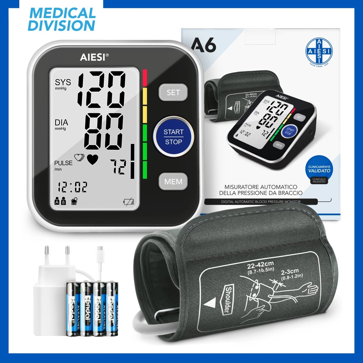 Misuratore Di Pressione Aneroide Palmare Da Braccio AdvanceMED - Foto 6