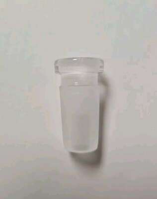 Scientific Glass Joint Adapter Reducer Converter 14mm Male to 10mm Female Stubby